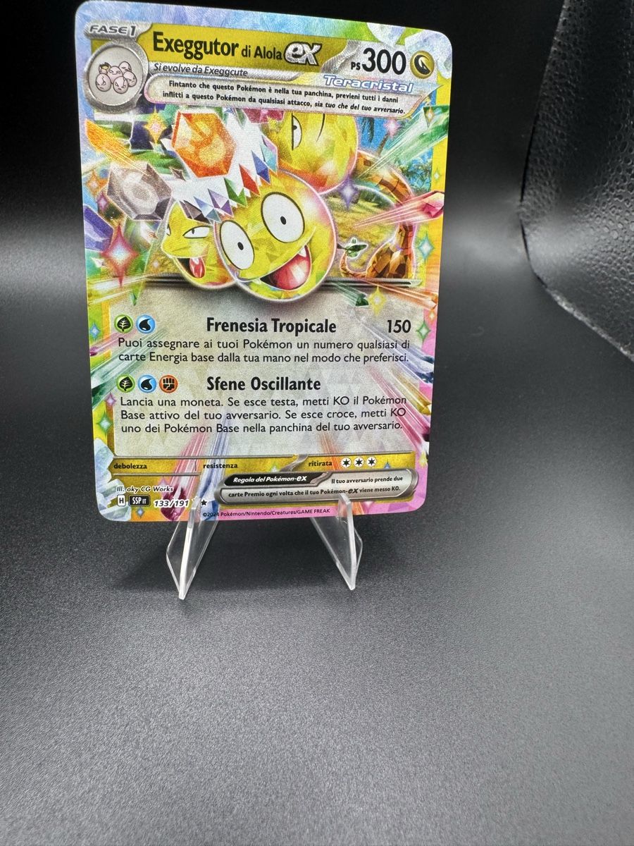 Pokémon Carte collezionabili: Exeggutor di Alola EX 133/191 ITA – Nuovo (secondo la descrizione) da Solduno venduto da OPHunters