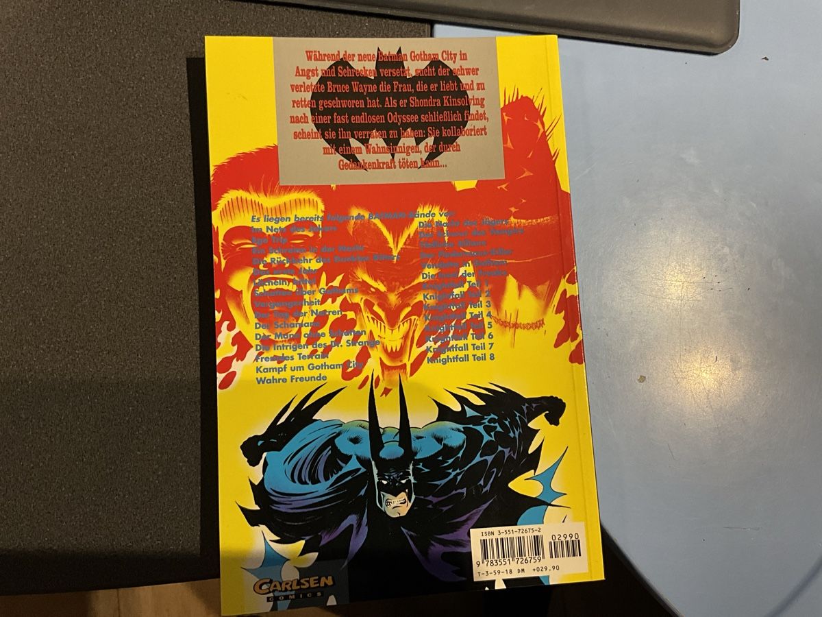 Comics: Batman Knightfall Bd.25-der Sturz des dunklen Ritters 8 – Gebraucht aus Agriswil von Ueli03 1