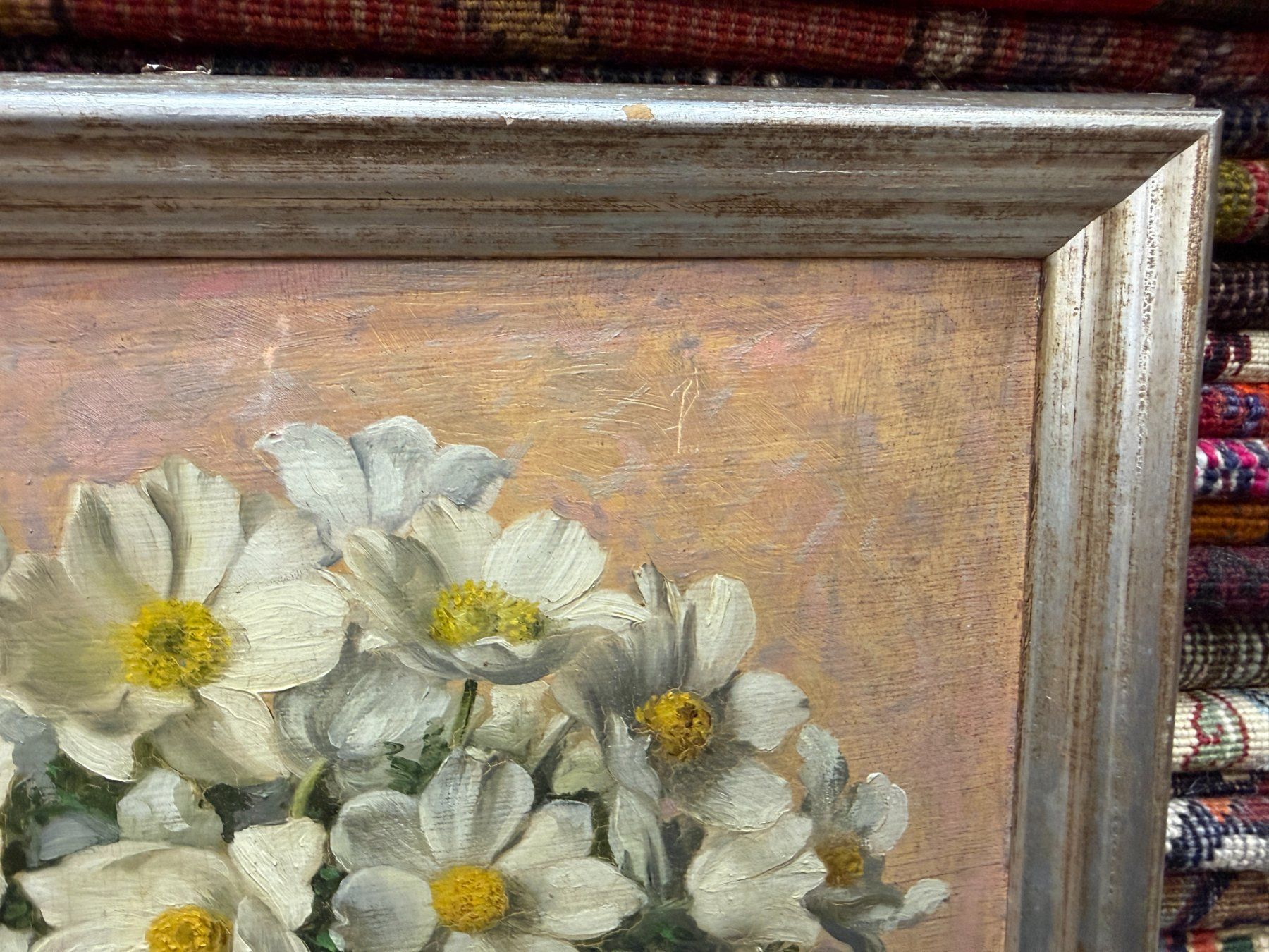 Dipinti: Atmosphärisches Blumen Gemälde mit Blütenpracht – Usato da Steinhausen venduto da ZeitreiseBrocki 4