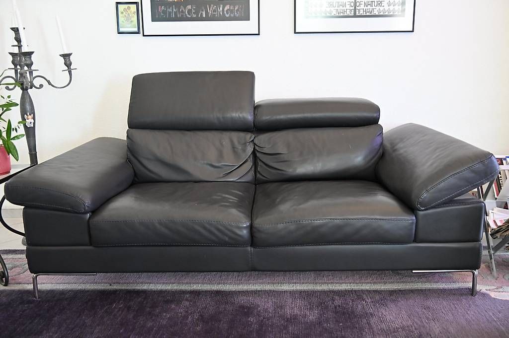 Sofas: 3-er Sofa, erstklassiges Leder – D'occasion à Niederscherli par chr_nwk6 1