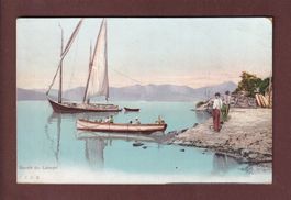 Bords du LAC LEMAN - 1905 CPN // léger pli //