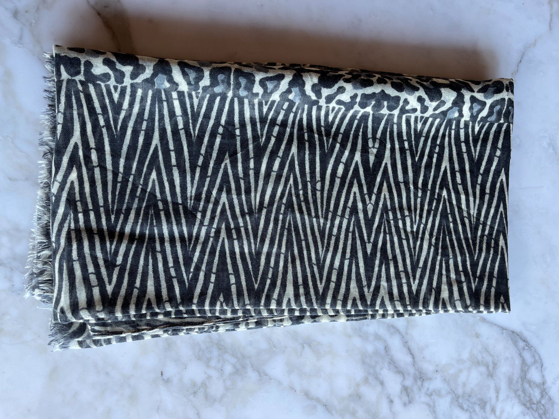Foulard & Sciarpe: Schal/grau/ blau/beige gemustert – Nuovo (secondo la descrizione) da Bern venduto da cubus01 3