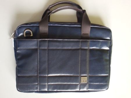 Hochwertige blaue "KNOMO" London Laptop Tasche