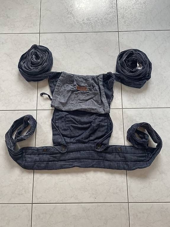 Bykay Marsupi portabebè: Bykay Tragetuch aus Jeans – Usato da Münsingen venduto da einapez