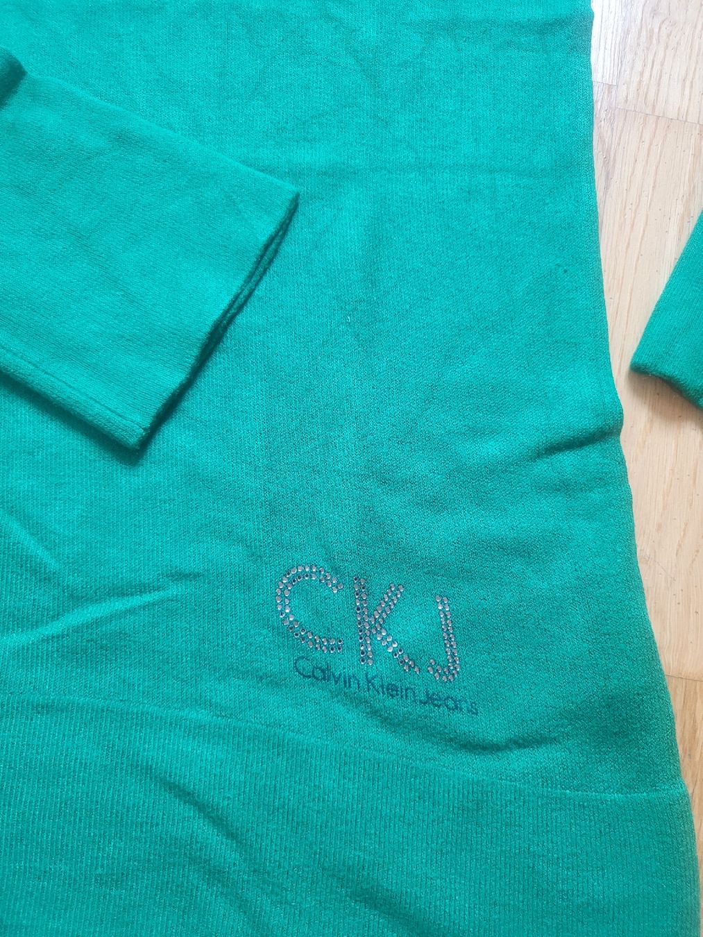 Calvin Klein Pullover & Sweatshirts: Calvin Klein Jeans Rollkragenpullover, Grün, Grösse M – Gebraucht aus Thun von Vesna27 2