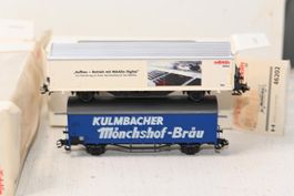 Märklin Güterwagen + Kulmbacher HO/AC mit OVP