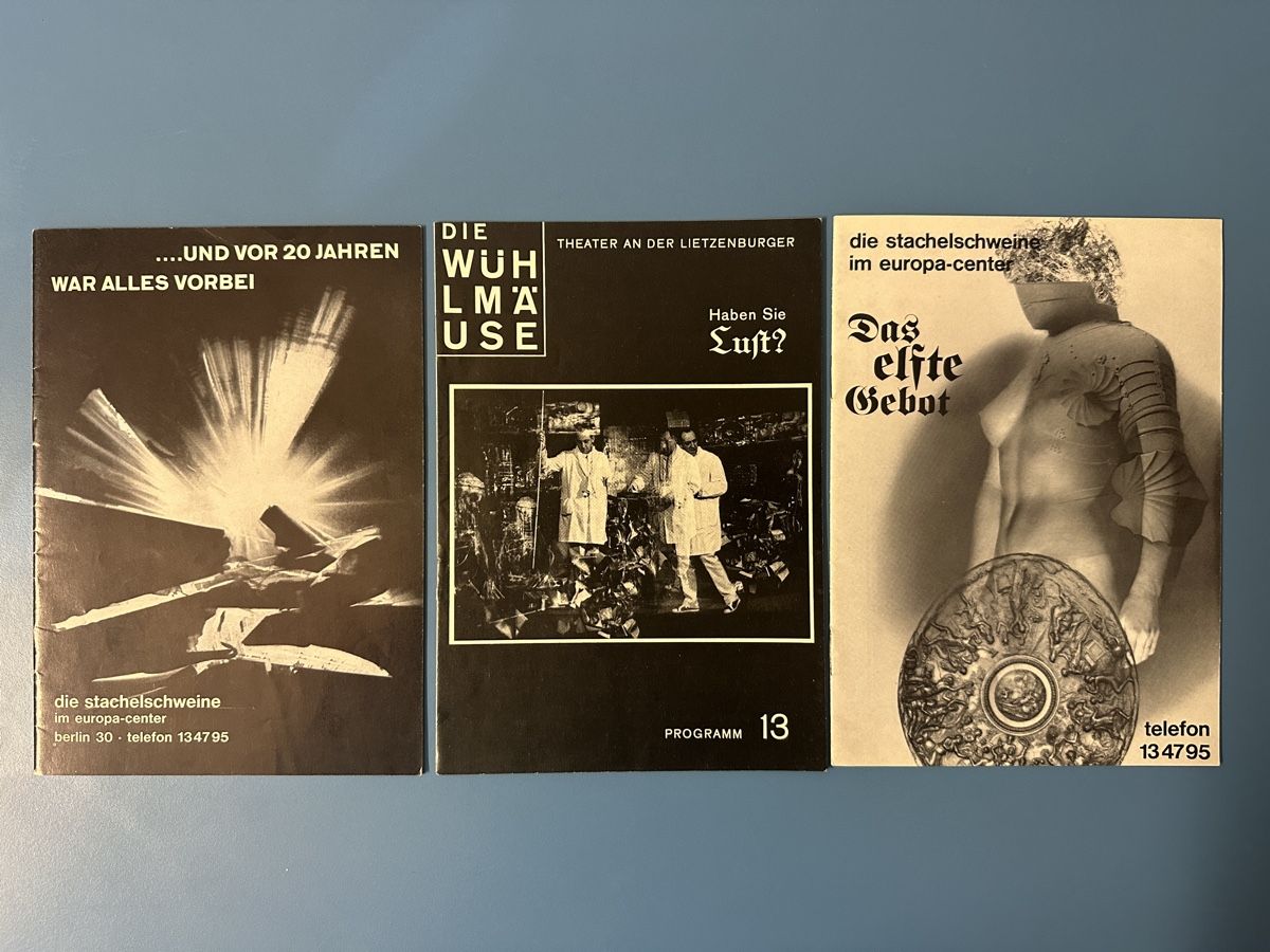 Documenti: Konvolut an Theaterprogrammen - Berlin 1966/67 – Usato da Flaach venduto da Hardrain 2