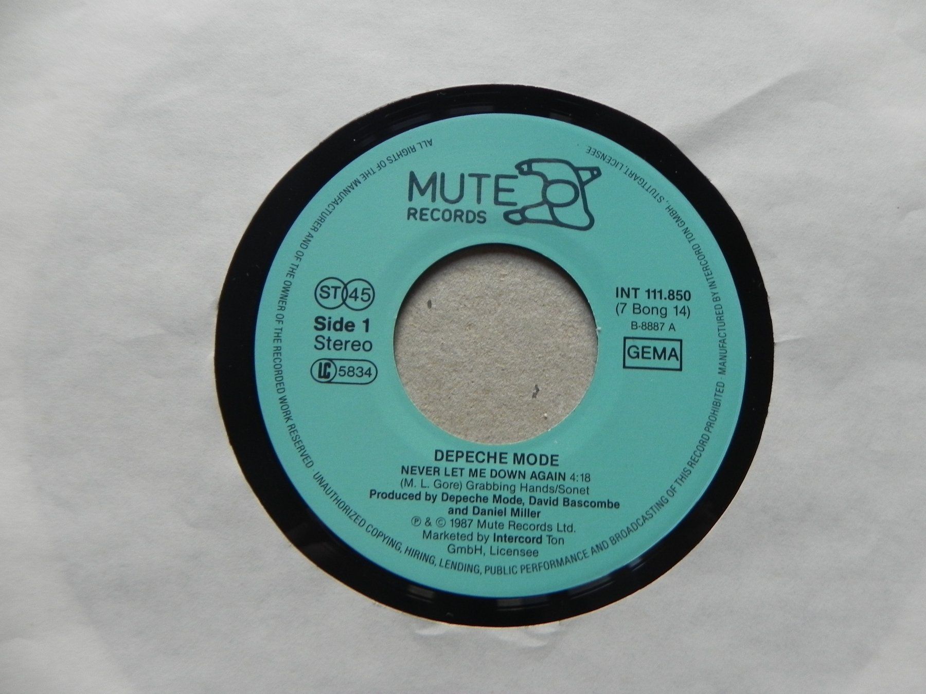 Schallplatten: Single engl. Synth - Rock Pop Band Depeche Mode 1987 – Gebraucht aus Siebnen von krimsie 2