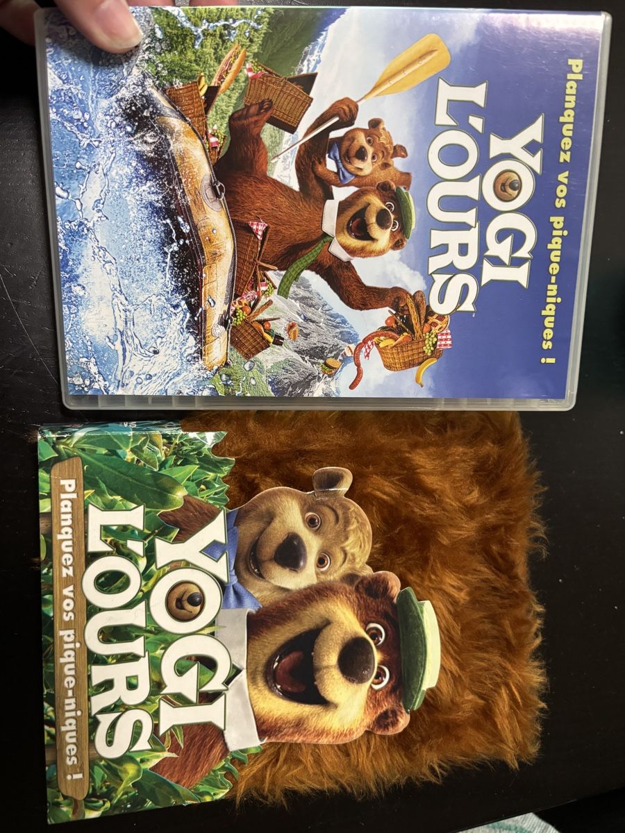 Tutti i DVDs: YOGI L'OURS objet publicitaire peluche – Usato da La Chaux-de-Fonds venduto da Neb.2682 2