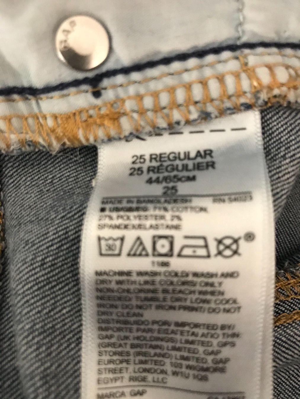 Gap Jeans: Jeans - GAP - Grösse 25 regular – Usato da Oberuzwil venduto da jabano 3