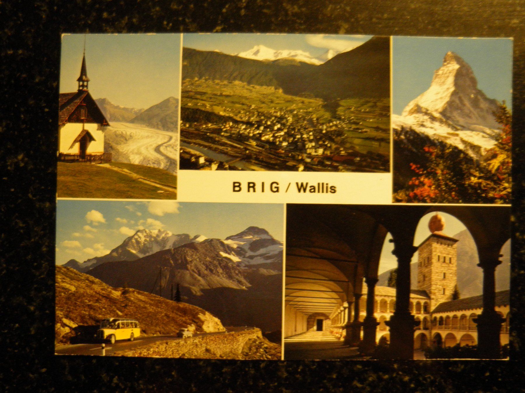 Ansichtskarten: Ansichtskarte Brig und andere Bilder aus dem Wallis – Gebraucht aus Luzern von gil_9jtr