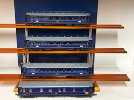 Liliput L350115 Set 2 Schnellzug-Wagen der Gotthardbahn DC