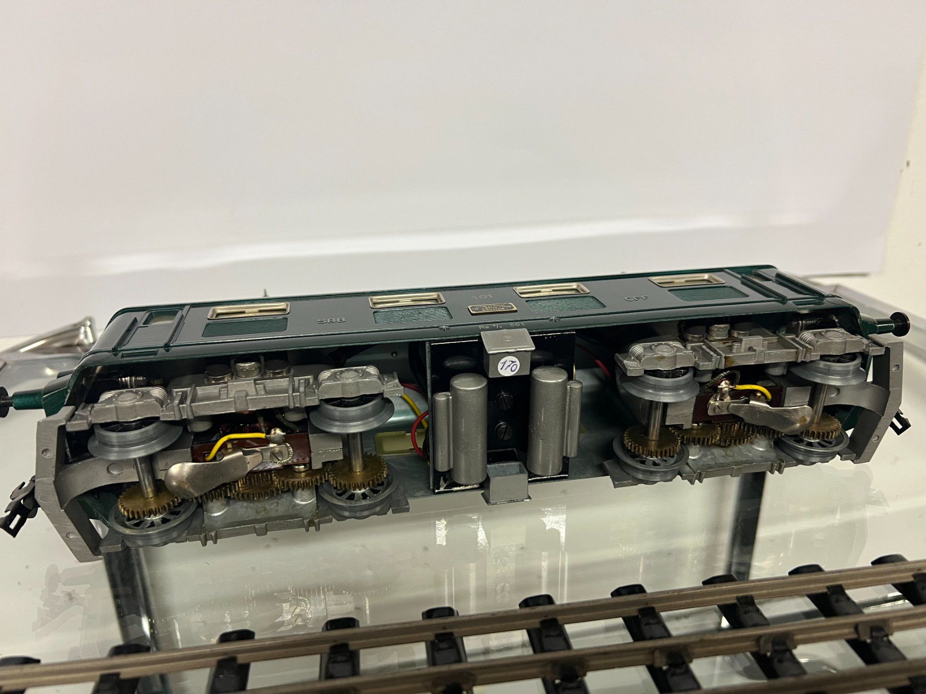 Hag Modellini di ferrovie: HAG  RE 4/4 Spur 0 / Typ 01 / 2-Motorige - Version – Usato da Hallwil venduto da Tintoyland 4