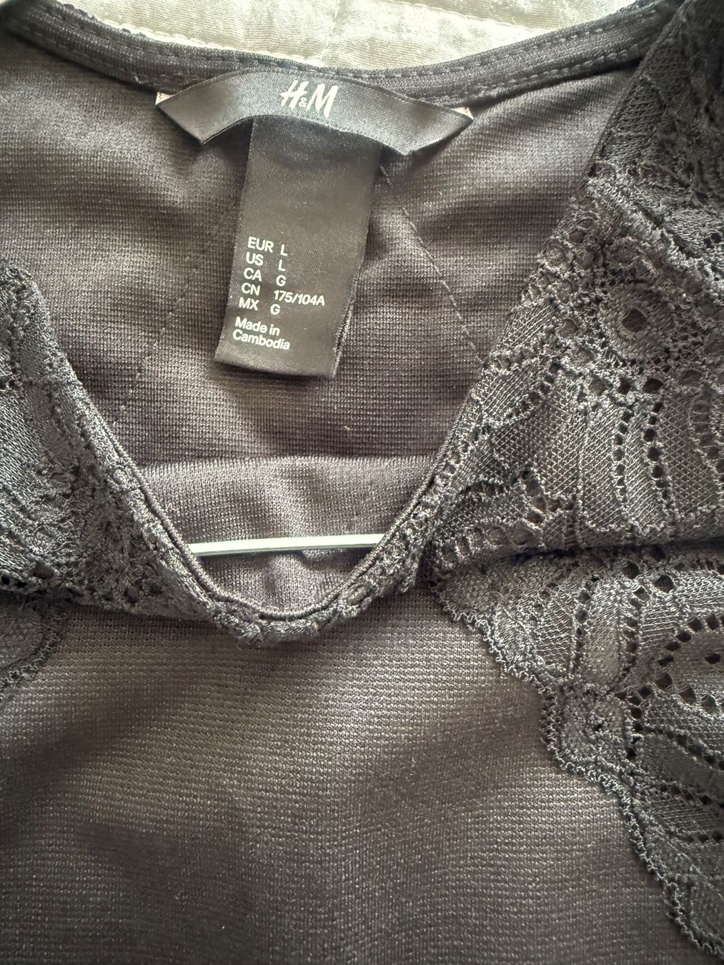 H&M Vestiti: Schicker,  schwarzer Kleid mit Spitze, L Neu – Nuovo (secondo la descrizione) da Zürich venduto da Herbion1 3