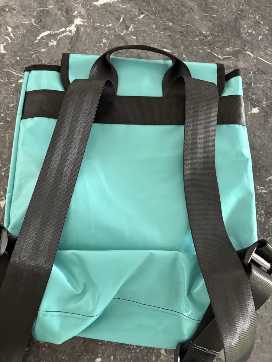 Zaini: Rucksack mit U / türkis / plastifizierte Plane – Nuovo (secondo la descrizione) da Fehraltorf venduto da SuperCaliFragi 1