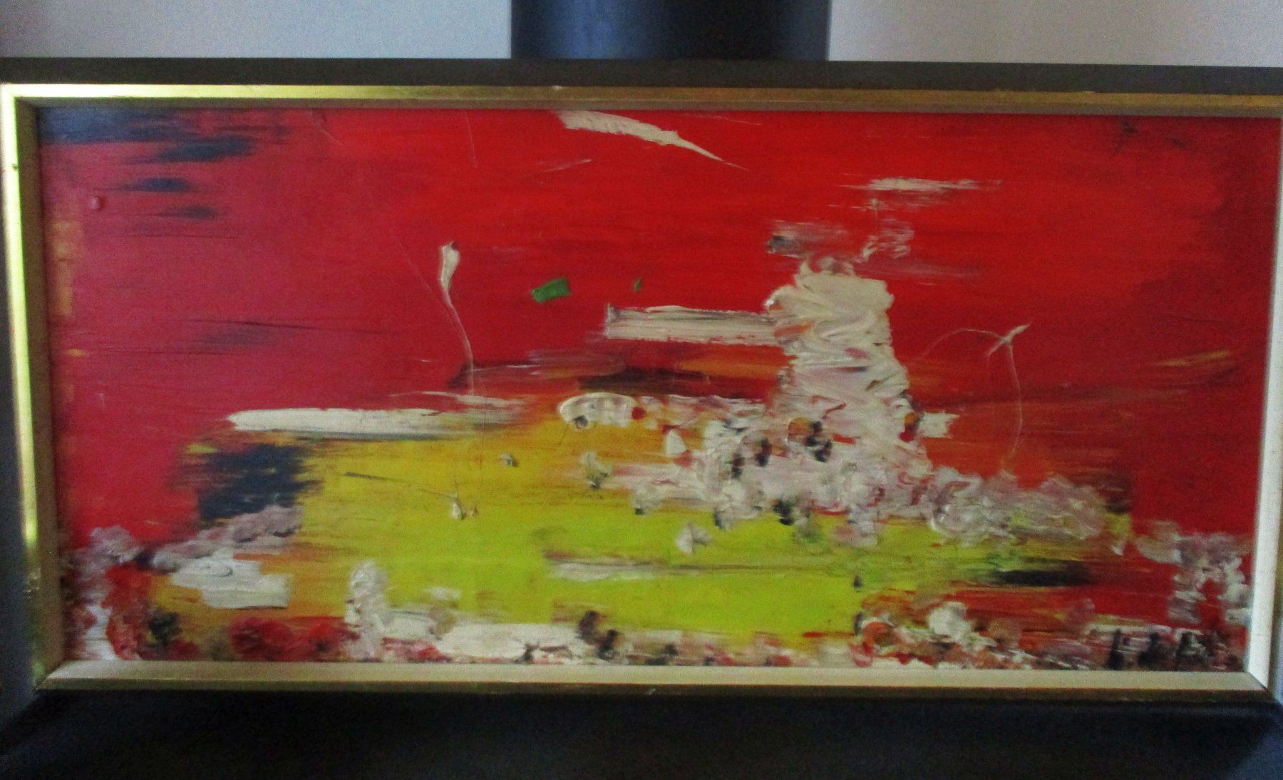 Gemälde: Rouge/Jaune : Expressionnisme abstrait – Gebraucht aus Petit-Lancy von kine