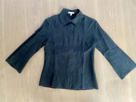 Schwarze Damen Bluse, Marke Kookai, Grösse 36