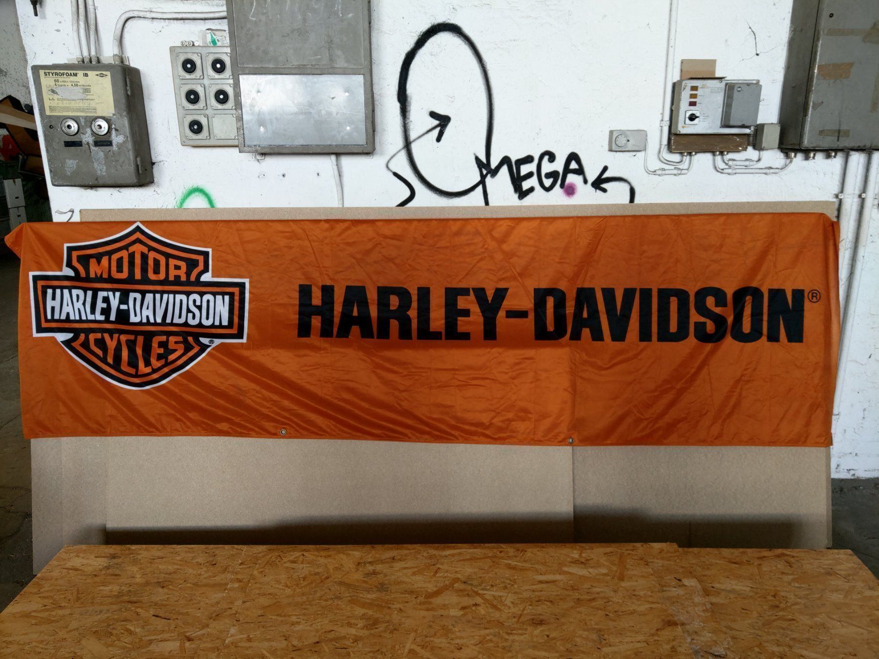 Harley-Davidson Fahnen: Harley Davidson Banner Flagge – Gebraucht aus Unterengstringen von Olifant4