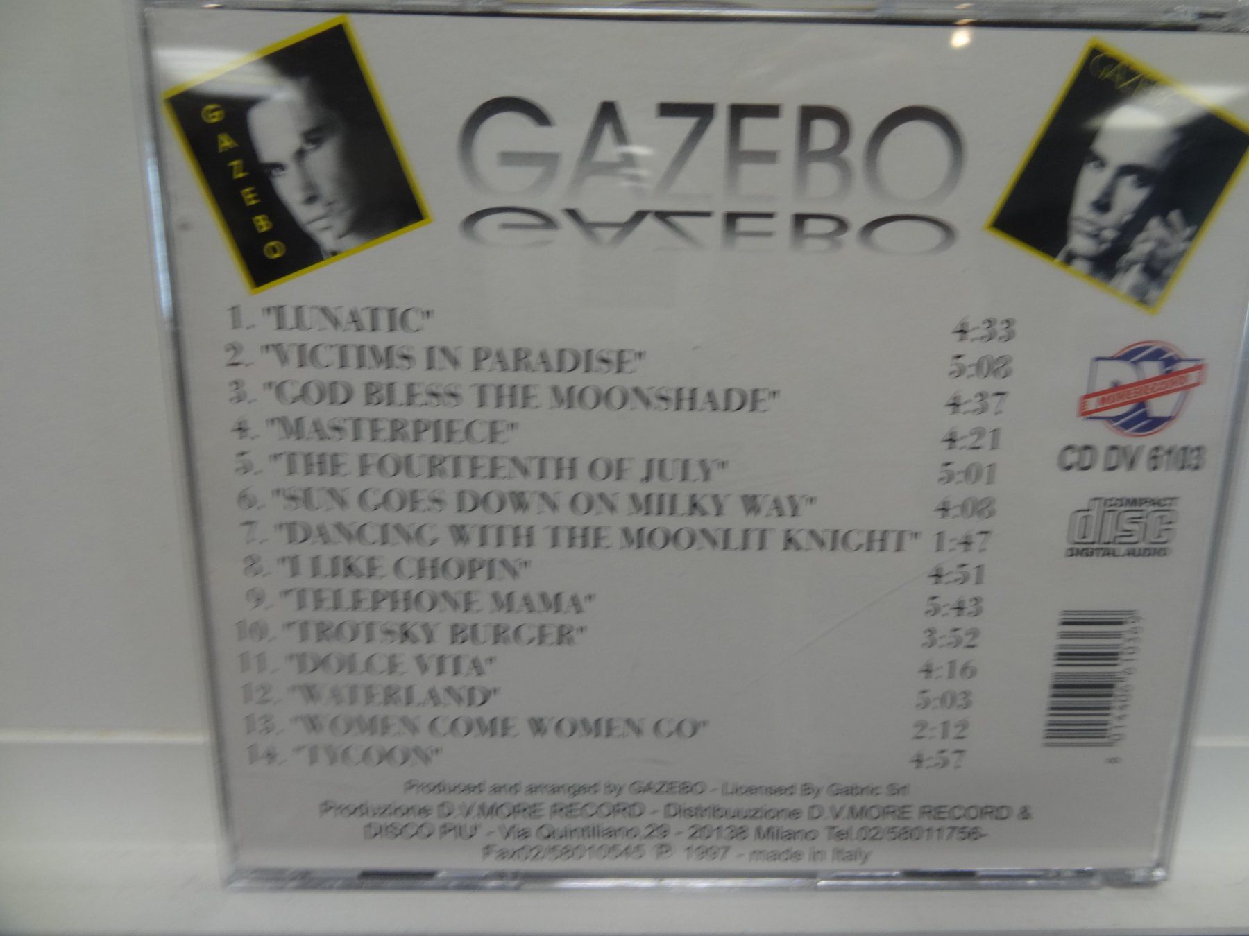 CD: Gazebo Greatest Hits (CD) – Usato da luzern venduto da musicandart 1