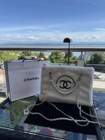 Sac Chanel VIP fourrure blanche 
