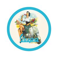 K..) Vespa Blech-Reklameschild