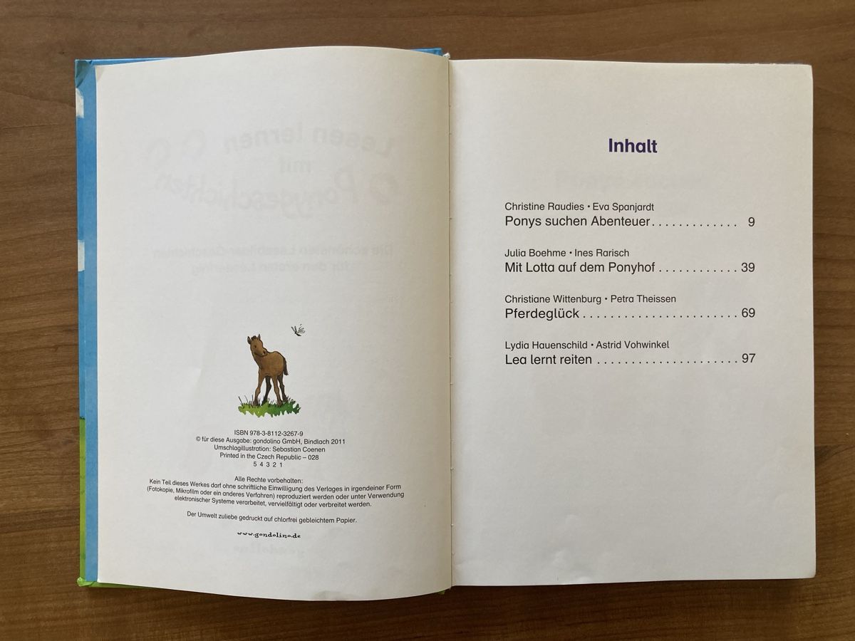 Bücher: Lesen lernen mit Ponygeschichten – Gebraucht aus Amden von Karplusan 2