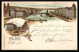 Litho Zürich, Hotel Habis am Bahnhofpla