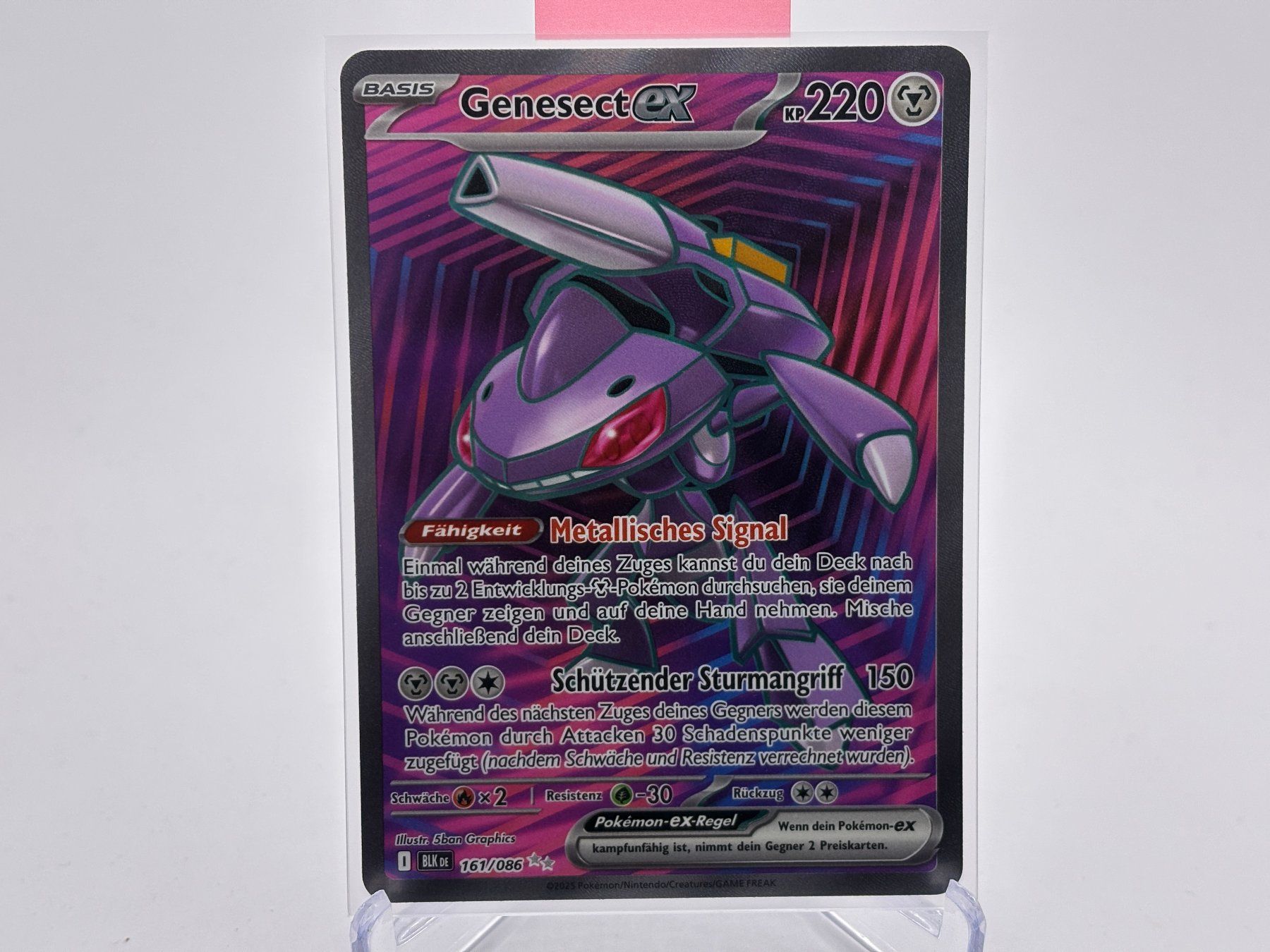 Pokémon Carte collezionabili: Schwarze Blitze - Genesect ex (BLK 161) - DE – Nuovo (secondo la descrizione) da Allschwil venduto da Bullach
