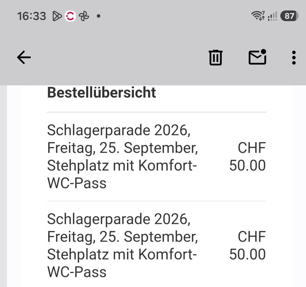 Tickets: 2x Ticket Freitag – Neu und originalverpackt aus Scharans von DenLae01 1