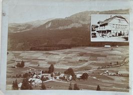 Antike Originalfoto Ryffenmatt, Riffenmatt Gasthaus Hirschen