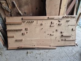 Werkzeugwand Holz zur Wandmontage gebraucht Zustand