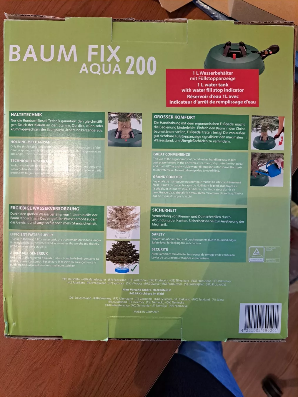Basi per albero di Natale: Christbaumständer Baum Fix Aqua 200 - NEU – Nuovo e nell'imballaggio originale da Rafz venduto da MuriFinn 1