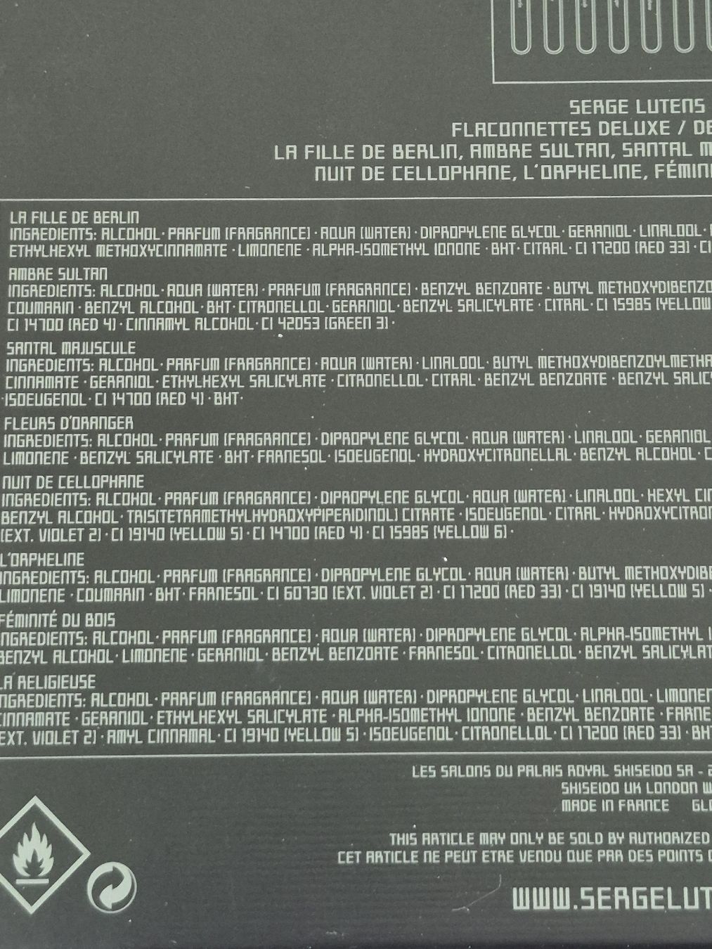 Altro per la cura del corpo: SET Serge Lutens – Nuovo e nell'imballaggio originale da Bern venduto da dasgesuchtobjekt 1