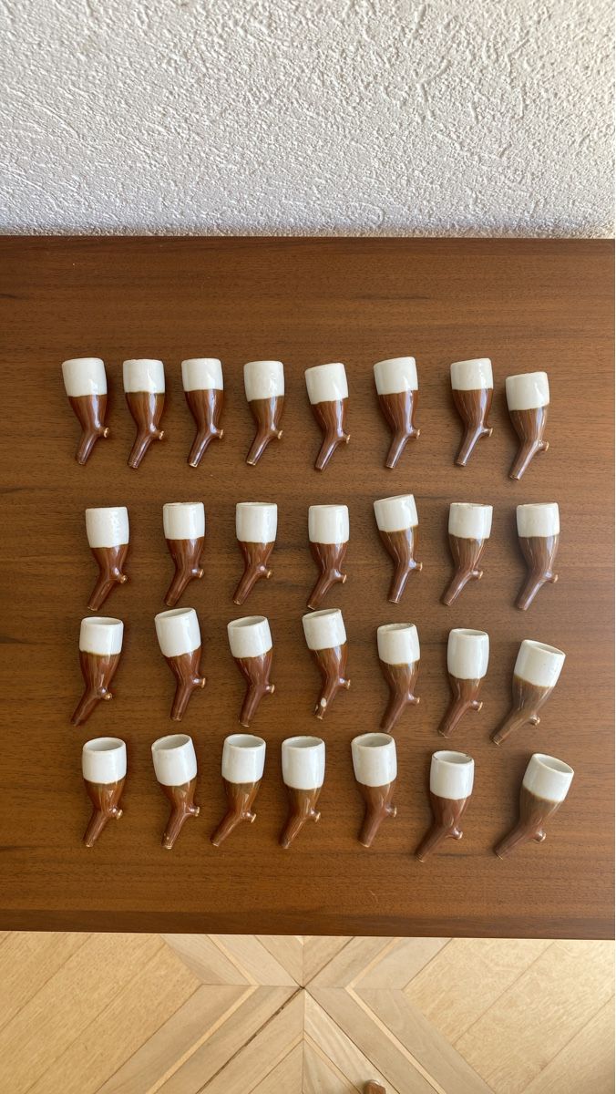 Pipe & Accessori: 29 antike kleine Pfeifenköpfe weiss-braun – Usato da Burgdorf venduto da gre_2ftz