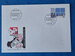 Ersttagsbrief 22.5.92 Festival international de la BD Sierre