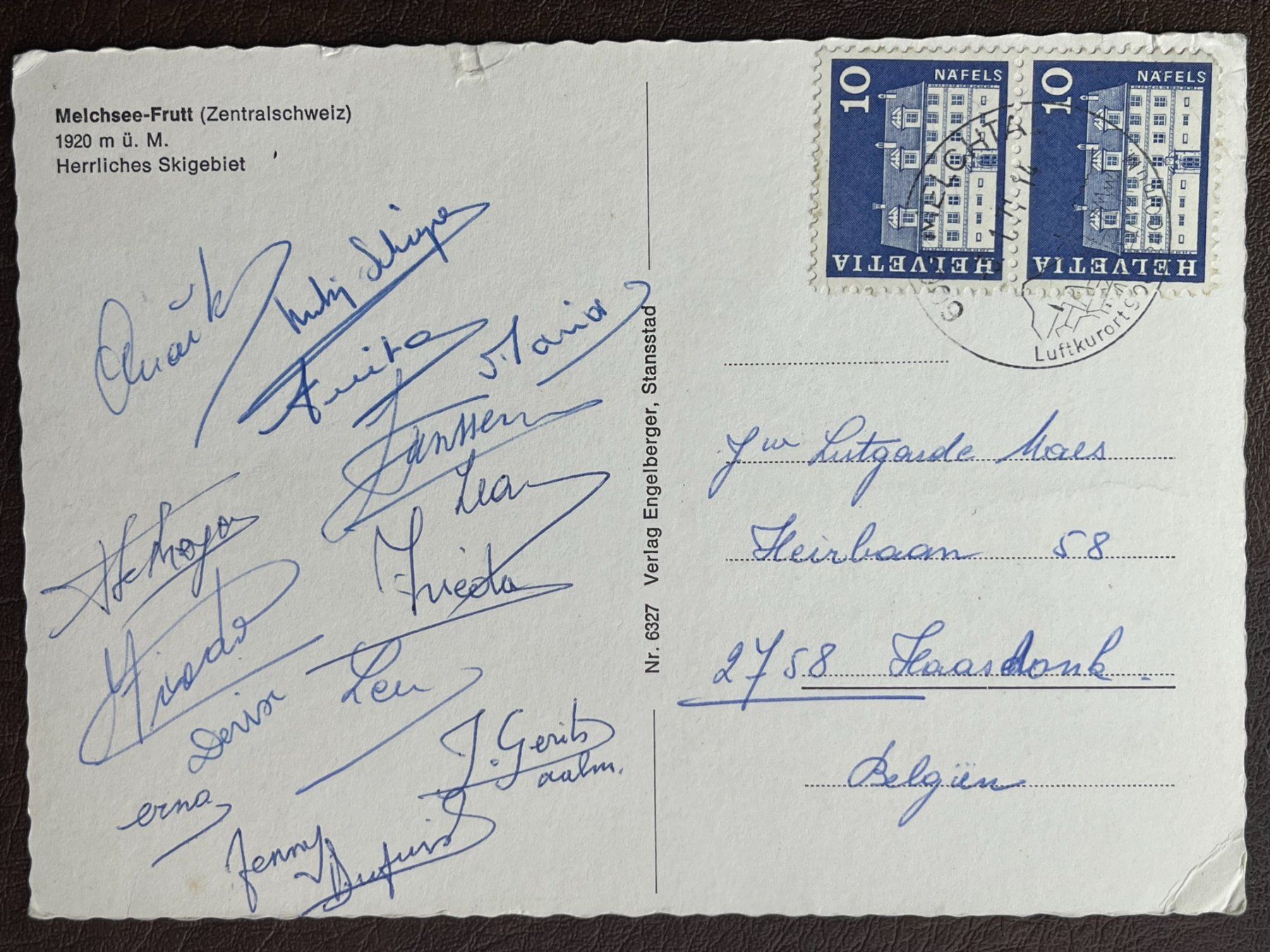 Cartoline postali: Melchsee-Frutt - Seilbahn - Skilift – Usato da Steg VS venduto da danwer74 1