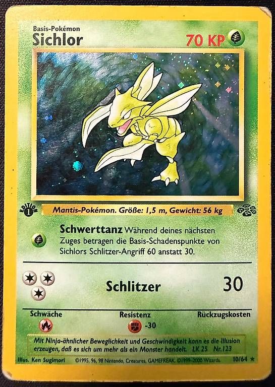 Pokémon Carte collezionabili: Sichlor Holo 1. Edition Deutsch  Pokémon Dschungel – Usato da Müswangen venduto da Pokemoncollector