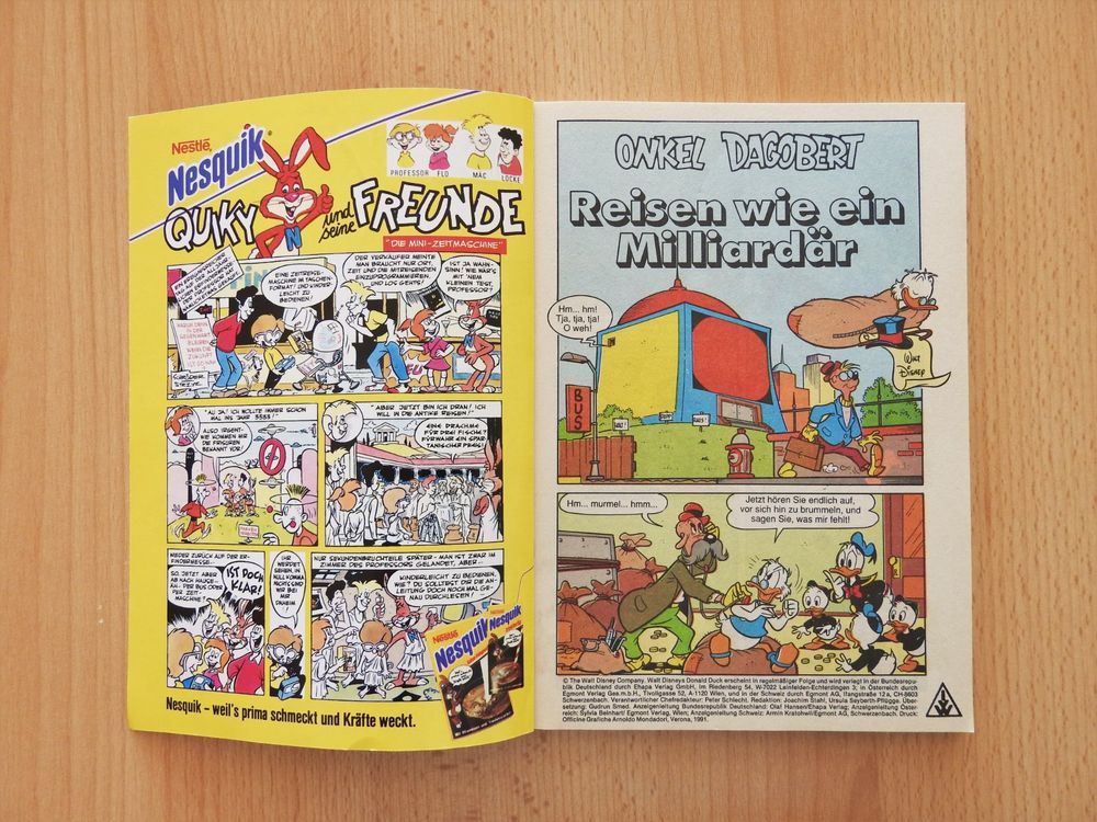 Comic-Heft, Donald Duck, Nr. 434, 1991, 1. Auflage | Kaufen auf Ricardo