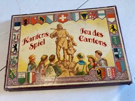Jeu ancien Cantons Suisses Kantonspiel antik Sammlung