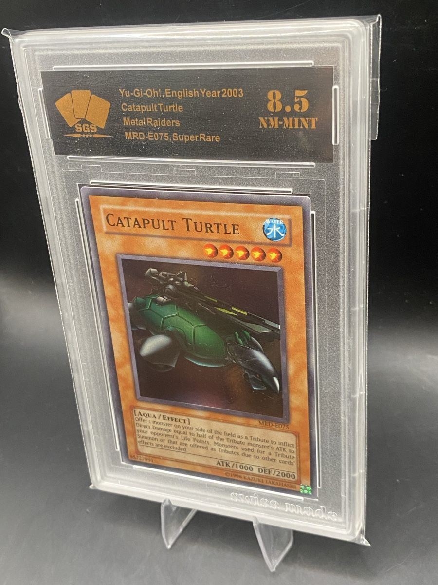Yugioh Sammelbilder & Trading cards: Yu-Gi-Oh! Catapult Turtle MRD-E075 SGS 8.5 Super Rare 2003 – Neu und originalverpackt aus Kirchberg BE von swiss_slab 1