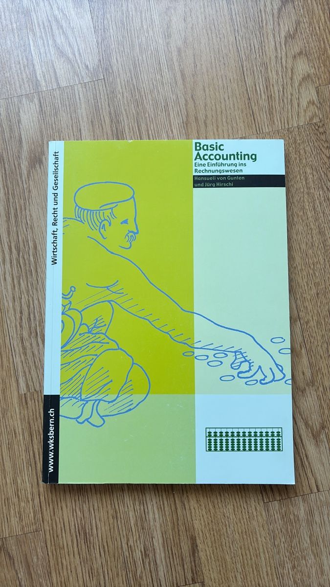 Bücher: Basic Accounting Buch von Gunten/Hirschi – Gebraucht aus Glattbrugg von nino_zh