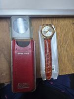 Vintage Swatch Irony Uhr Gold/Rot ungetragen OVP