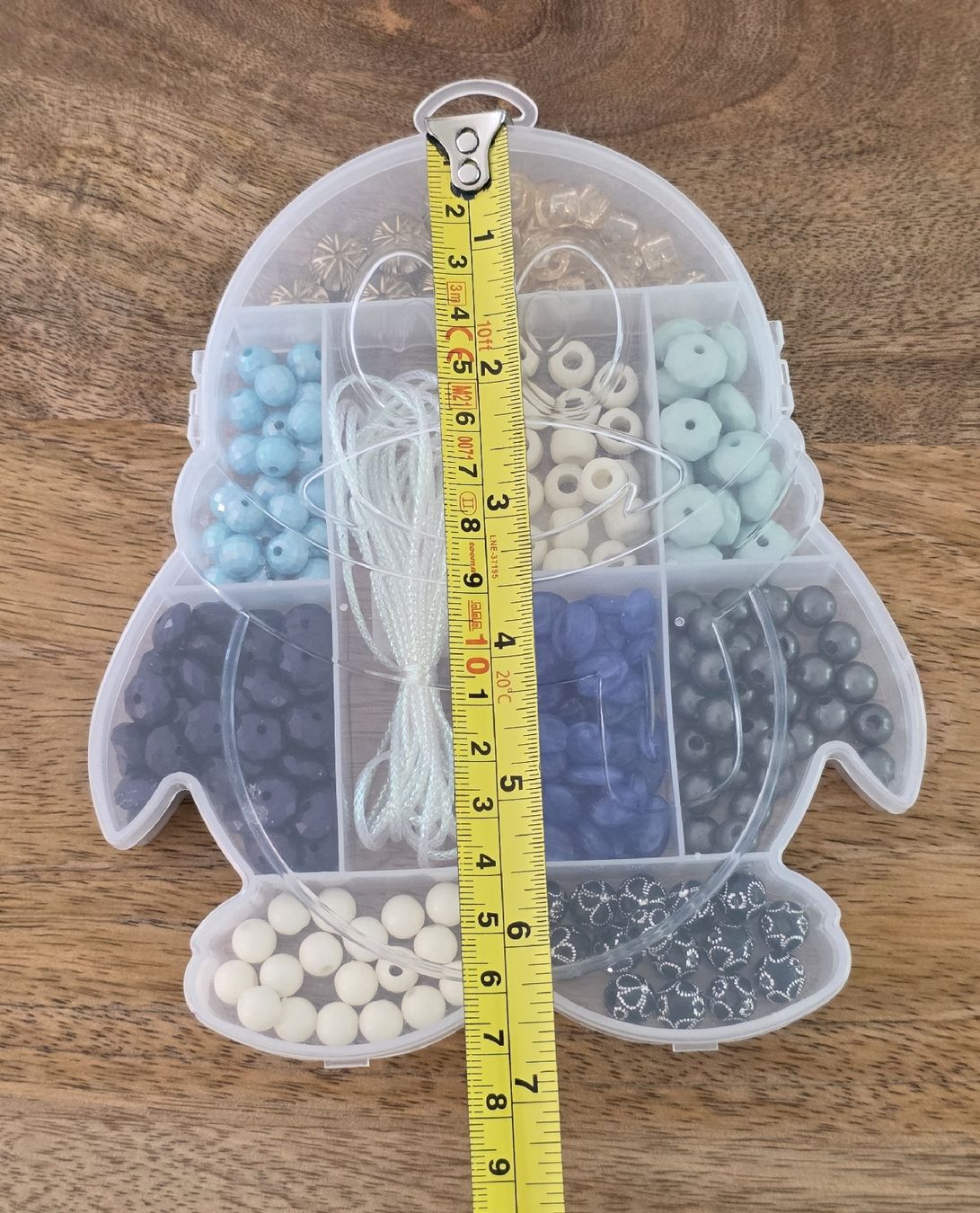 Glorex Bastelsets: Perlen Set mit Schnur Kinder Bastelset Pinguin  – Neu (gemäss Beschreibung) aus Rheinsulz von Gilea 2