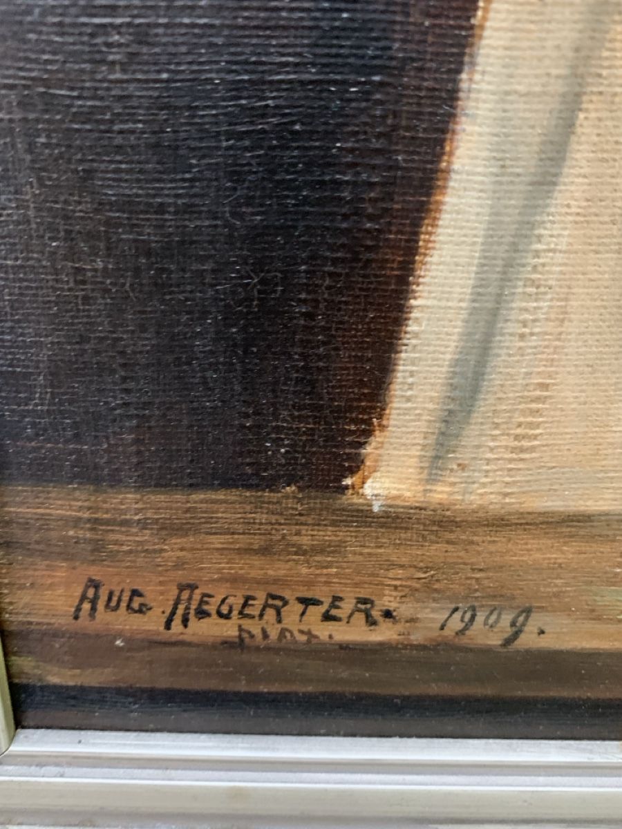 Gemälde: AEGERTER AUGUST 1878-1971 Basel  – Gebraucht aus Wolfhalden von SecondAntique 2