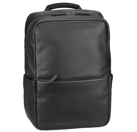 Leonhard Heyden Rucksack / Daypack Hamburg 7081 Leder black
