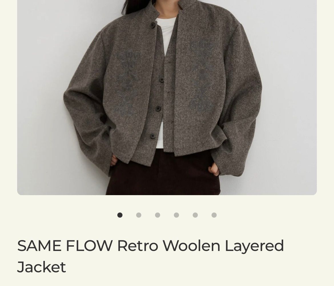 Giacche: Wolljacke Same Flow Grau/Beige – Nuovo e nell'imballaggio originale da Basel venduto da cat_25m7 4