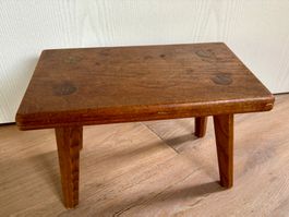 Altes Hockerli Schemeli Pflanzenhocker Holzschemel Schemel