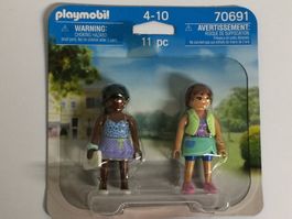 PLAYMOBIL DUO PACK FIGURES 70691 SHOPPING GIRLS