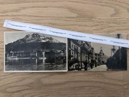 2x, Luzern See Hotels alt Rarität AK