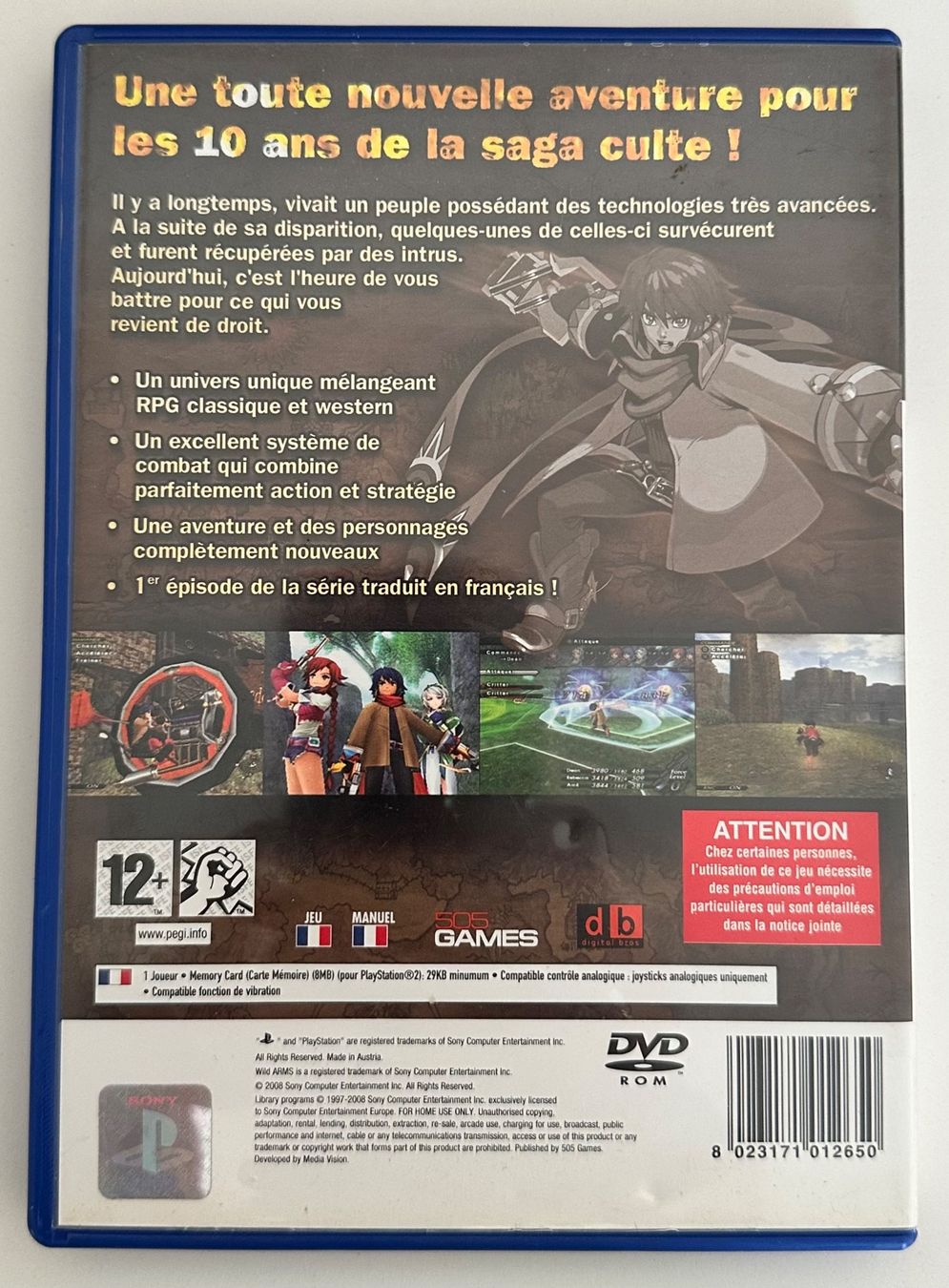 Jeux: Wild Arms 5 PS2 – D'occasion à Payerne par gil_92mn 1